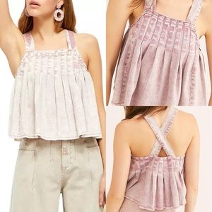 Free People Marina Denim Top